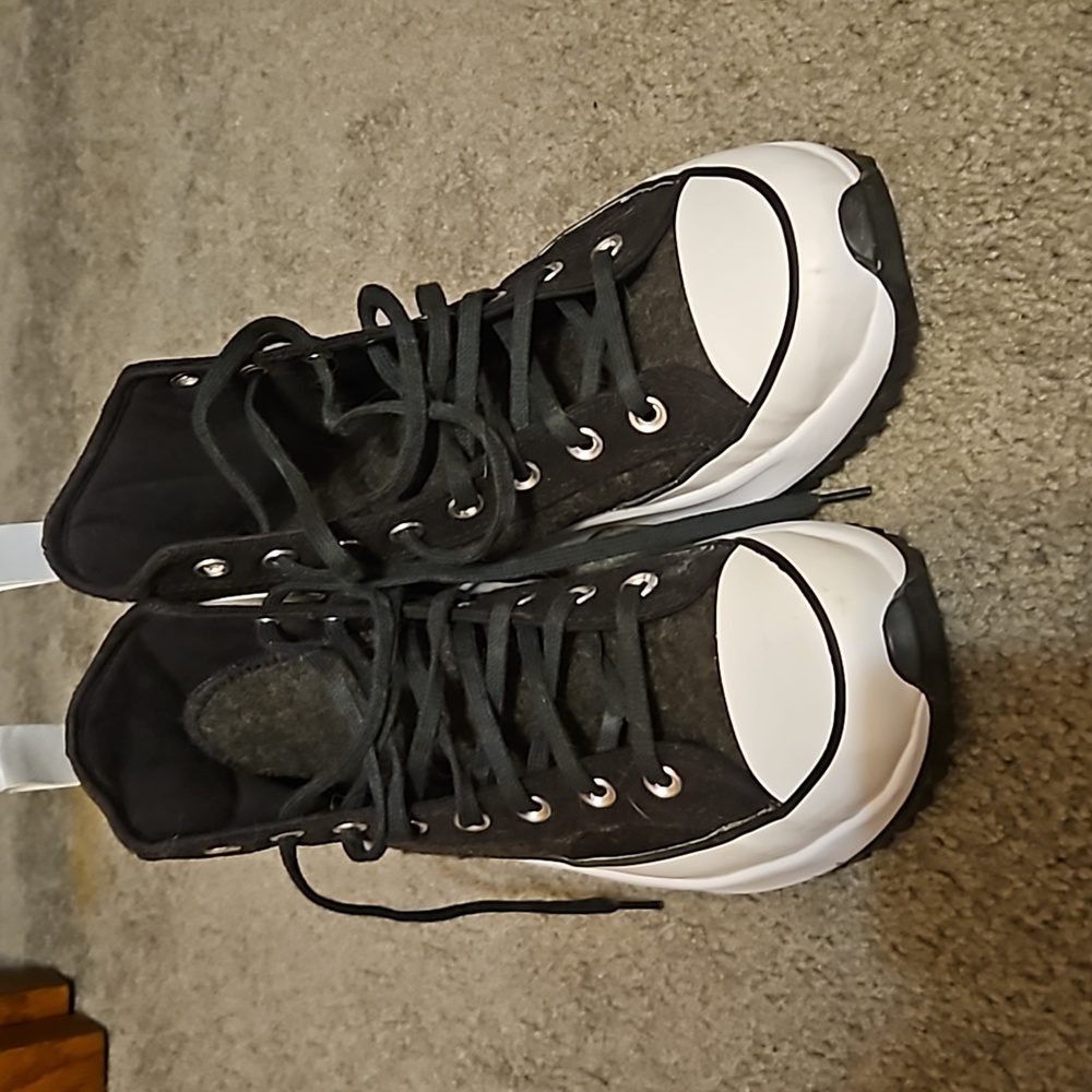 Platform hi top converse